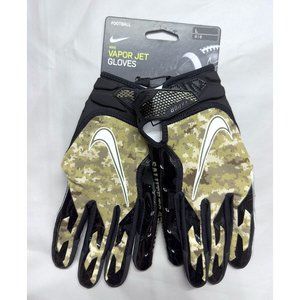 Nike Football Vapor Jet  Large Gloves NFL Logo Salute to Service Camo New